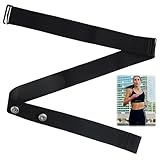 Jecdfs Ersatzgurt für ANT+ und Bluetooth Brustgurt Polar H7 - Kompatibel mit Coospo, Wahoo - Universelle Größe M-XL (65cm bis 95cm) - Zuverlässige Herzfrequenzüberwachung für Walken Joggen Langstrecke