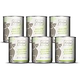 MjAMjAM - Premium Nassfutter für Hunde - leckeres Rind an gekochten Kartoffeln mit knackigen Erbsen, 6er Pack (6 x 800 g), naturbelassen mit extra viel Fleisch