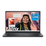 Dell Inspiron 15 3530 Laptop 15.6' FHD 120Hz Display, Intel Core i5-1334U, 8GB RAM DDR4, 512GB SSD, Intel UHD Graphics, Windows 11 Home, Deutsch QWERTZ Keyboard, Carbon Schwarz