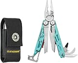 Leatherman Signal Multi-Tool - 19 Werkzeuge für Camping & Survival - Light Blue