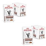 Royal Canin Veterinary Gatrointestinal Moderate Calorie | Doppelpack | 2 x 12 x 85 g | Diät-Alleinfuttermittel für Katzen | Zur Linderung akuter Resorptionsstörungen des Darms