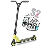 VOKUL Pro-Scooter für Teenager, Stunt-Scooter für Kinder ab 6 Jahren, Trick-Scooter für BMX-Einsteiger (neu-gelb)