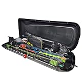 Skibox Ski Gepäckbox Dachbox Auto Dachkoffer - VDP BA-480 - Volumen 480 Liter - Außenmaße: 200 x 79 x 37,5cm (LxBxH) - Ski und Snowboardbox - Autokoffer abschließbar