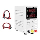 LONGWEI Labornetzteil 30v 10a, labornetzgerät，Dc power supply 4-stellige LED-Anzeige, mit 4 Stk multimeter kabel，netzgerät regelbar gilt für Arduino，galvanisieren set，diy，labor netzteil