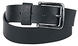 Urban Classics Unisex Leather Imitation Belt gürtel, Schwarz, M (110 cm Länge) EU