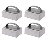 6 Stück Grill-Reinigungsziegel Bimssteine – Reinigungsblock BBQ Reinigungswerkzeug – Entfernen Sie Fett und Flecken für Grill/Grill/Grillroste/flache Grillroste
