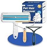 Mmyzao Tierhaarentferner Fusselrasierer 3Pcs Wiederverwendbare Fusselrolle Tierhaare, Katzenhaarentferner Hundehaare Entfernen Fusselbürste,Tierhaarbürste Tierhaarentferner für Kleidung,Sofa,Bett