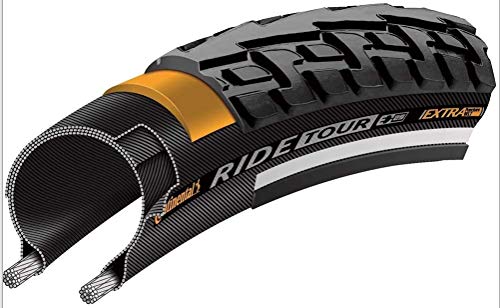 2 Stück 28' Zoll Continental Ride Tour Fahrrad Reifen Mantel Decke Tire 42-622 Reflex schwarz