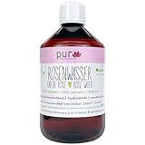 pur Manufaktur Bio Rosenwasser 100% naturreines Rosen-Hydrolat verschiedene Größen (500ml)