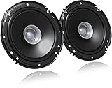 JVC CS-J610X - 16cm Doppelkonus Autolautsprecher, max. 300W, 92dB/W.m, 35-20.000 Hz, ohne Gitter, 2 Stück