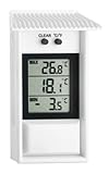 TFA Dostmann Digitales Maxima-Minima-Thermometer, wetterfest, für innen oder außen geeignet, L 81 x B 31 x H 132 mm