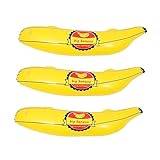 KOMBIUDA 3St aufblasbare Banane aufblasbare Poolfrucht Spielzeuge Frucht-Mylar-Ballons für Frauen Säuglinge Obst schwimmende aufblasbare Frucht Poolzubehör Freibad dekor draussen Hammer PVC