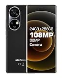 Ulefone Note 17 Pro Smartphone Ohne Vertrag, 24+256GB Android 13 Handys, 3D-gebogener Bildschirm 6,78 AMOLED-Kamera 108MP+32MP, 5050mAh/33W, Dual-SIM 4G/NFC/Fingerabdruck auf dem Bildschirm/GPS/OTG