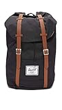 Herschel Retreat Classics Rucksack Unisex, Schwarz/Tan, Einheitsgröße