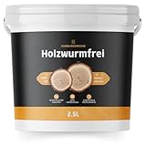 SCHÄDLINGSMEISTER Holzwurmfrei - 2500ml - Holzschutzmittel - Biozidfrei - Produktion & Tests Made in Germany