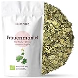 Frauenmanteltee BIO 100g (50 Tassen) | Frauenmantelkraut Bio getrocknet und geschnitten | Frauenmantel Tee 100% Naturlich REPLANTEA