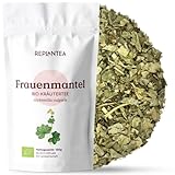 FRAUENMANTELTEE BIO 100g (50 Tassen) | Frauenmantelkraut Bio getrocknet und geschnitten | Frauenmantel Tee 100% Naturlich REPLANTEA