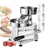 Hamburgerpresse, kommerzielle Hamburgerpresse, Fleischpastetchen-Maker, manuelle Plätzchenpresse, Burgerpresse aus Edelstahl, Burgerformmaschine für Snackbars, Restaurants (Durchme