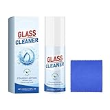 Generisch Glasreiniger, Glasreiniger-Spray, schäumender Glasreiniger mit Fensterabzieher, Streifenreinigung Glanz, Ammoniak-Glasreiniger, 100 ml