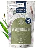 Spitzwegerich Tee Monte Nativo (300 g) - Spitzwegerich getrocknet zur jeder Zeit - 100% rein und natürlich Spitzwegerichtee - Spitzwegerichblätter als Kräutertee oder als Tee Geschenk - Früchtetee