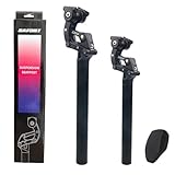 SAFORTBikes Federsattelstütze für E-Bike und schwere Fahrer, 27,2/28,6/30,0/30,4/30,8/30,9/31,6/31,8/33,9/34,9 (27,2 x 365 mm)