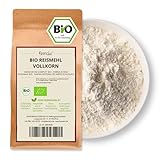 Kamelur Bio Reismehl (1kg) perfekt für Instant Rice Pudding - Vollkorn Bio Reis Mehl als Grundlage für Reispudding
