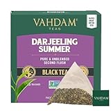 VAHDAM, Darjeeling Schwarzer Tee Aus Himalaya (15 Schwarzer Teebeutel) Mittleres Koffein | 100% Reine Ungemischte Darjeeling-Teebeutel, Heißen/Eistee Aufbrühen