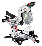 metabo Akku-Kappsäge KGS 18 LTX BL 305-18 V, 305 mm Sägeblatt, 3700 U/min - Bürstenloser Motor, Präzisionsschnitt, Schiebefunktion, beidseitige Neigung, Staubabsaugung, ergonomisch, langlebig