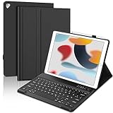 JADEMALL Tastatur iPad Air 13 - Kabellose Slim Tastatur mit Ultraleichte Hülle für iPad Air 13 2024, Schutzhülle mit Pencil Halter, QWERTZ Deutsches