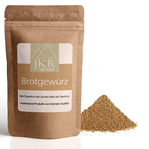 JKR Spices® Brotgewürz - Gewürz für Brot und Backmischung | 100% natürliche Gewürzmischung | Pulver für jedes Brot wie Roggen, Dinkel, Misch oder Sauer Teig | natürliche Zutaten (250)