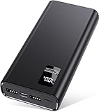 Power Bank 24000mAh,Powerbank klein Aber stark (USB C Output & Input) 5A Externer Handyakkus mit Schnellladefunktion,Powerbank Große Kapazität Kompatibel mit iPhone 14 13 12 Samsung Apple Xiaomi