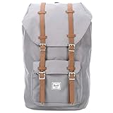 Herschel Little America Backpack, Grey/Tan Synthetic Leather Backpack, Einheitsgröße, 10014-00006-OS