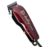Wahl Balding Glatzenschneider - Closest Cutting Full-Size Haarschneider, Schwarz/Rot, WAHL Hair Clipper in BOX