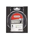Oregon Nylum Star Trimmerfaden für Freischneider und Rasentrimmer, mit fünf Schneidkanten, strapazierfähiges Nylon in Profiqualität, kompatibel mit Benzintrimmern, 2,4 mm - 15 m (‎110985E)