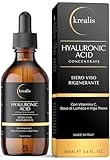 •100ml• Hyaluron Serum, Vitamin C-Serum mit Snail Mucin, feuchtigkeitsspendendes Serum, serum gesicht Anti-Falten, Gesichtspflege Männer und Frauen