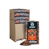 GALAMIO Pinienrinde Deko 40-60mm 60l x 13 Sack 780l 1 Palette Pinienmulch Pinienerde Rindenmulch Pinienborke Pinie Mulch Bark Rinde Für Pflanzen Garten Terrarium Dekorativer Bodenbelag Paligo