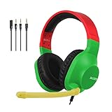 SADES kabelgebundenes Gaming-Headset Spirits, Over-Ear-Stereo-Headset mit Mikrofon und Lautstärkeregelung, Y-Adapter, für PC, Laptop, Mac, PS4, Switch (Mehrfarbig)