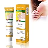 Schwefelsalbe 20g, Antimykotische Creme, antibakterielle und bakteriostatische Salbe, schuppenflechte salbe, geeignet für Milben Insektenstiche, entzündliche Hautreizungen, Juckreiz