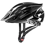 uvex flash - leichter Allround-Helm für Damen und Herren - individuelle Größenanpassung - waschbare Innenausstattung - black - 53-56 cm