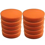 Craft-Equip Basic 10er Pack 150mm Polierschwamm orange glatt Auto Pad Polierpad
