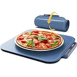 itrusou Elektrischer Pizza-Wärmer Elektrisches Wärmetablett, einstellbare Temperatur, tragbare und klappbare Heizplatte, Ganzflächenheizung für Buffets, Partys und mehr