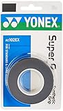 Yonex Overgrip Super Grap 3er, Schwarz, 0196000121300000