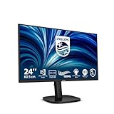 Philips 24B2N3200J - 24 Zoll FHD Monitor, Lautsprecher, höhenverstellbar (1920x1080, 120 Hz, VGA, HDMI 1.4, DisplayPort 1.2, USB Hub) schwarz