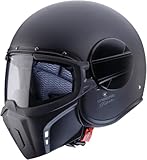 CABERG Unisex Ghost Helmet, MATT Black, L 59
