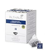 Althaus Tee DARJEELING SUMMER LEAVES ⋅ Bio Schwarzer Tee im Pyramidenbeutel ⋅ PYRA PACK ⋅ Leichter Schwarztee aus den Teegärten Darjeelings ⋅ 15 x 2,75g