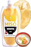 YAMASAN KYOTO UJI Weiße Miso-Paste mit gemälztem Reis, süßem Reis-Miso, traditionell japanisches fermentiertes Lebensmittel, leicht zusammendrückbare Tube (350 g)
