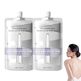 Assemblek Skin Whitening Body Lotion,Glühender Hautton, Revitalisierung für Menschen und verbesserte Hauttextur, Lang Haltende Hydration, für die Tägliche Pflege (2)