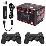 KINMRIS X2 Plus Retro Konsole Spielekonsole 128G 40000 Spielens 4K USB Wireless 40+ Emulatoren, Videospielkonsole Retro TV Spielkonsole HDMI-kompatible Videospiel-Sticks