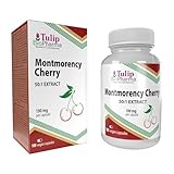 Montmorency Sauerkirschen 5.000mg Äquivalent (100mg von 50:1 Extrakt) 180 Vegane Kapsel, Laborgeprüft, Hochdosiert, Tart Cherry Kirschextrakt