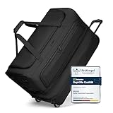 REDOLZ 2-Rollen große Trolley-Reisetasche | Volumen erweiterbar von 98 auf 119 Liter mit Dehnfalte | Damen & Herren (70 cm, extra Bodenfach)
